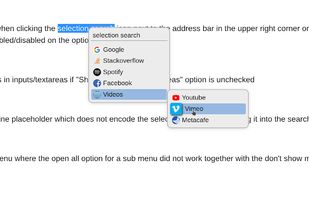Selection Search screenshot 1