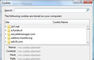 selectivecookiedelete screenshot 2
