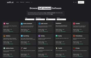 selfh.st screenshot 1