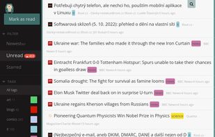 selfoss screenshot 1