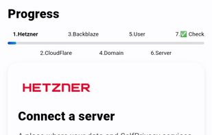 SelfPrivacy screenshot 1
