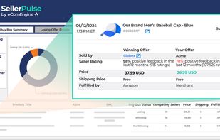 Buy Box report with details about winning offer