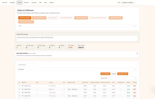 Orders — sale price, postage, fees, promotion and true profit per order