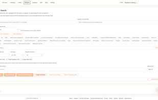 Product and supplier research
