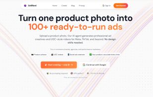 SellReel landingpage