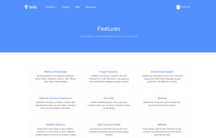 Features page