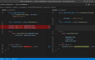 Style-only changes get ignored.