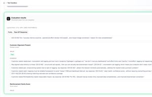 A styled example of the API response