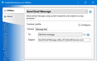 Send Email Message for Outlook screenshot 1