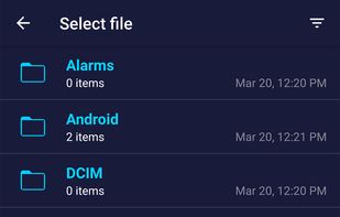 Send files to TV screenshot 1