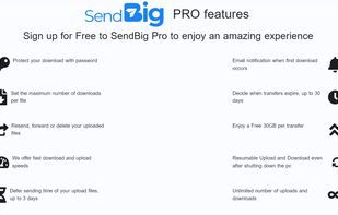 SendBig screenshot 1