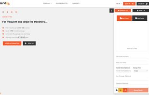 SendGB.com screenshot 1