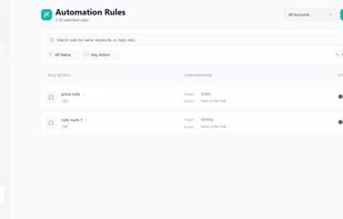 sendmelink automation rule