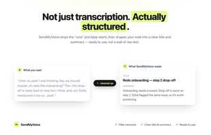SendMyVoice screenshot 2