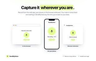 SendMyVoice screenshot 1