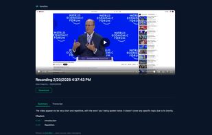 Clean watch page with comments and password protection