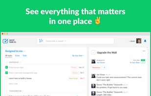Sendtask screenshot 1