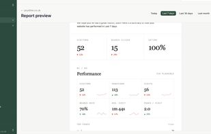 Email Report Preview