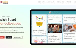 celebrate every kudos free wishboard for your colleagues