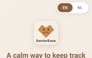 Welcome screen — clean and simple