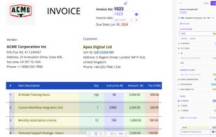 Invoice processing, validation and approval