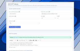 SEO GPT screenshot 1