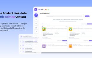 Paste a product link and let AI analyze selling points and search intent to generate SEO-ready blog content for content growth.