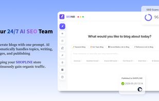 Generate blogs with one prompt. AI automatically handles topics, writing, images, and publishing 