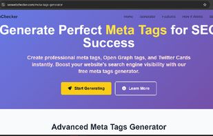 Meta Tag Generator