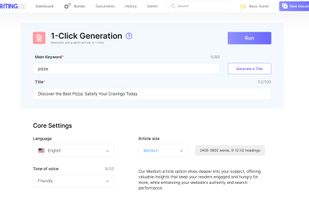 SEOWriting.AI screenshot 1