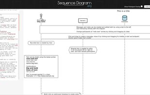 SequenceDiagram.org screenshot 2