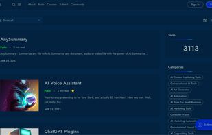 SERP AI software directory