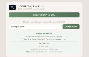 SERP Tracker Pro screenshot 1