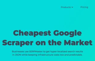 SERPMaster front page