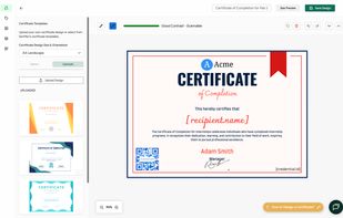 Certificate Designer