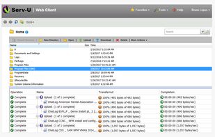 Serv-U FTP Server screenshot 1