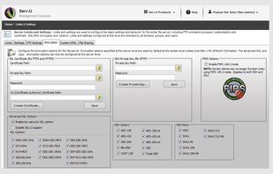 Serv-U Managed File Transfer Server screenshot 1