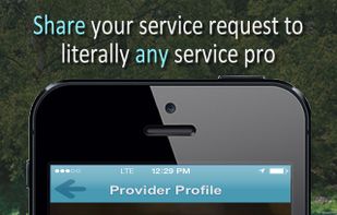 Share your service request to literally any service pro