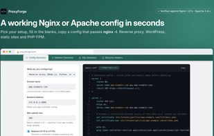 Copy Nginx or Apache configs in real time