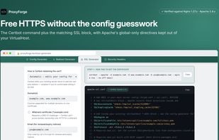 Copy HTTPS and SSL configs blocks direct to server