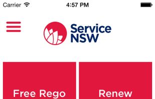 Service NSW screenshot 1
