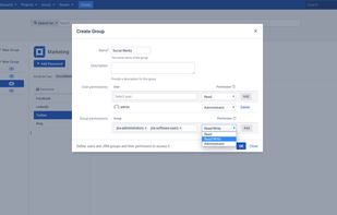 Manage permissions
Already existing permission information (JIRA roles) can be reused to manage the access control in SESAM. Therefore, roles do not need to be managed in several places and administration is way more efficient.

