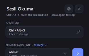 Sesli Okuma screenshot 2