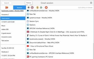 Session Sync screenshot 1