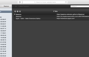 Sessions screenshot 1