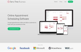 Set a time home page