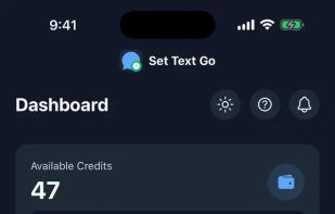 Set Text Go screenshot 1