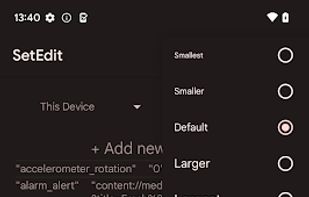 SetEdit SettingsDatabaseEditor screenshot 2