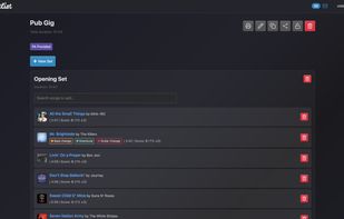Build your perfect setlist