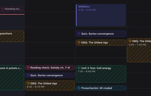 Scheduled Study Sessions